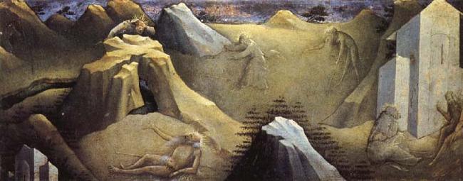 Lorenzo Monaco Scene from the Life of St.Onuphrius Sweden oil painting art